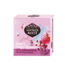 Мыло для лица и тела РОЗА И ВИШНЕВЫЙ ЦВЕТ Romantic Rose & Cherry Blossom Soap